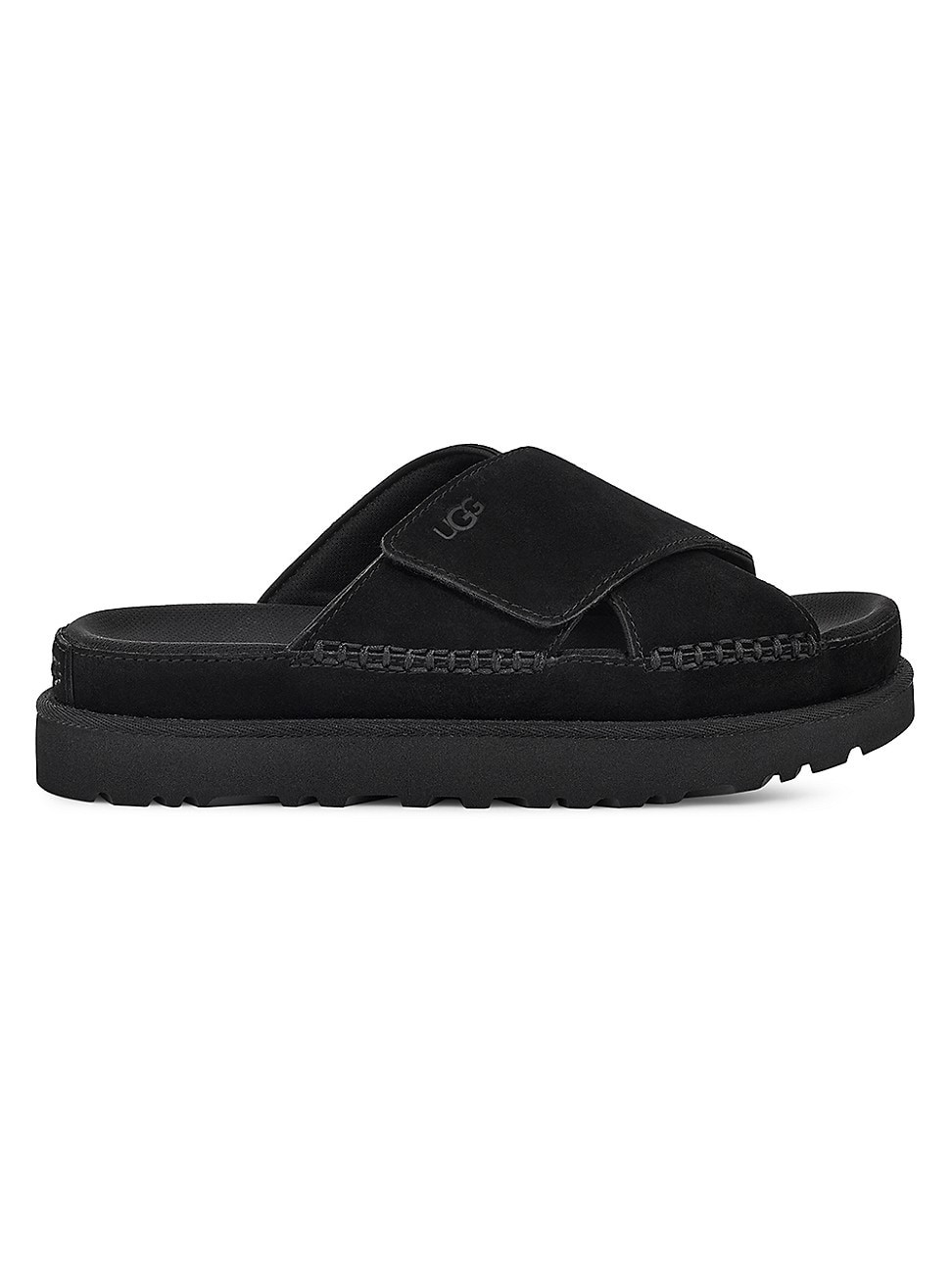 Women's Goldenstar Suede Slides - Black - Size 8.5 Sandals | Saks Fifth Avenue