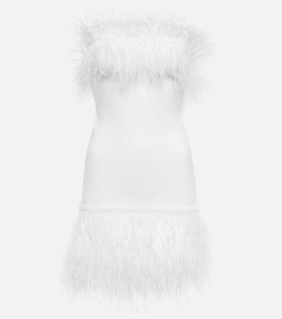 Etta feather-trimmed minidress | Mytheresa (US/CA)