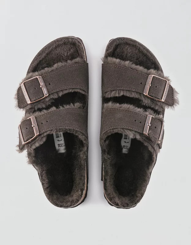 Birkenstock Shearling Arizona Sandal | Aerie