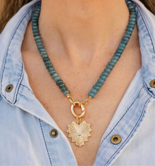 Montego Bay Stone Blue Gemstone Necklace | Erin McDermott Jewelry