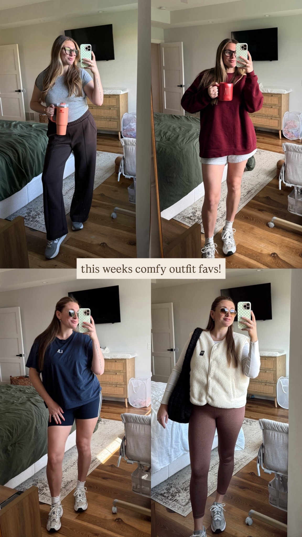 comfy outfit roundup for this past week 🧸🧺🥰

#LTKMidsize