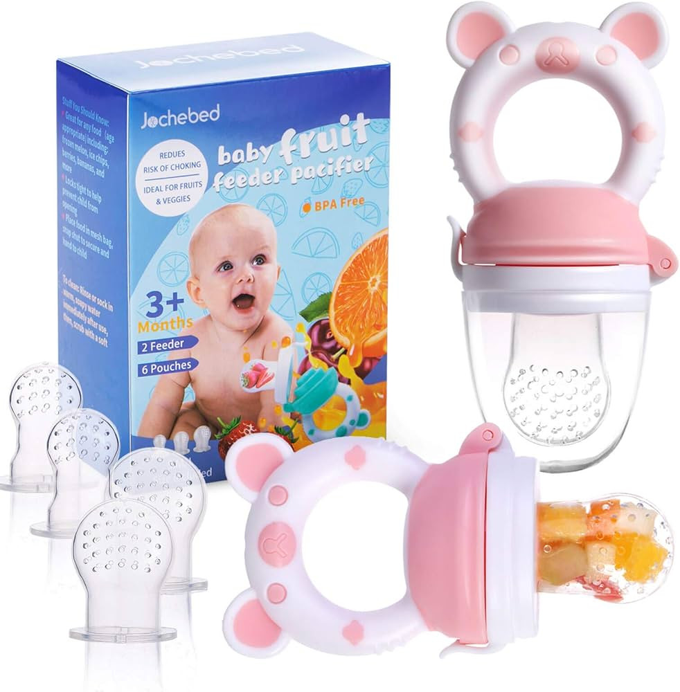 Baby Fruit Food Feeder Pacifier - Fresh Food Feeder, Infant Fruit Teething Teether Toy for 3-24 M... | Amazon (US)