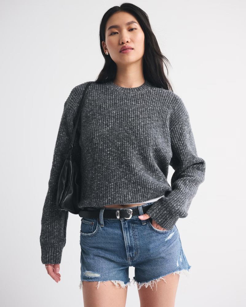 High Rise 90s Cutoff Short | Abercrombie & Fitch (US)