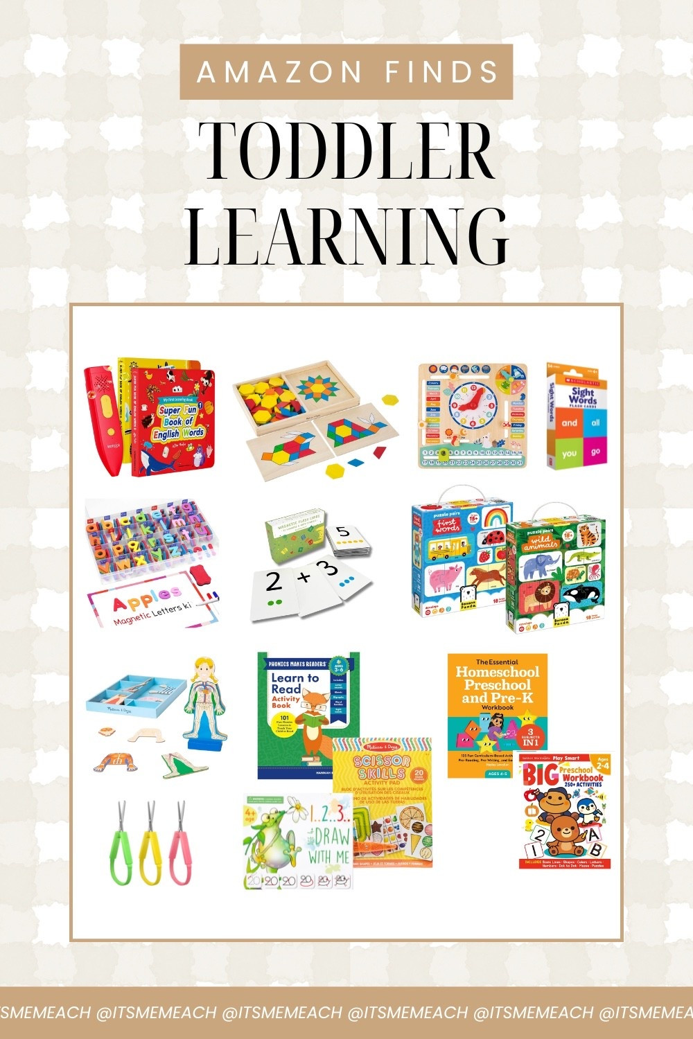 Learning made fun! These Amazon picks keep little hands (and minds!) busy — from magnetic letters to preschool workbooks and fine motor tools. 

#ToddlerLearning #EducationalToys #MontessoriAtHome #PreschoolPrep 

#LTKFindsUnder50 #LTKGiftGuide #LTKKids