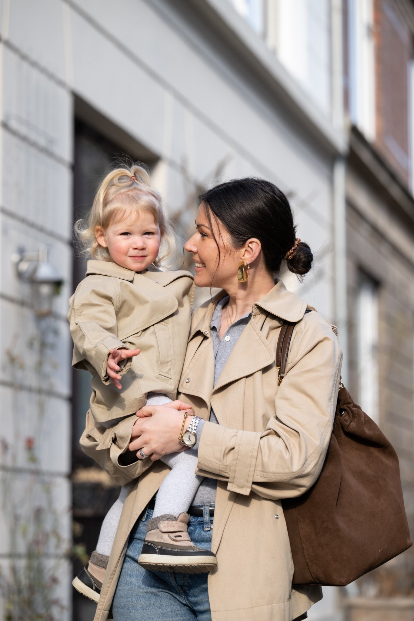 Matching trench coats for baby and I and the new it bag from Demellier

#LTKspring #LTKkids #LTKAprilSpotlight