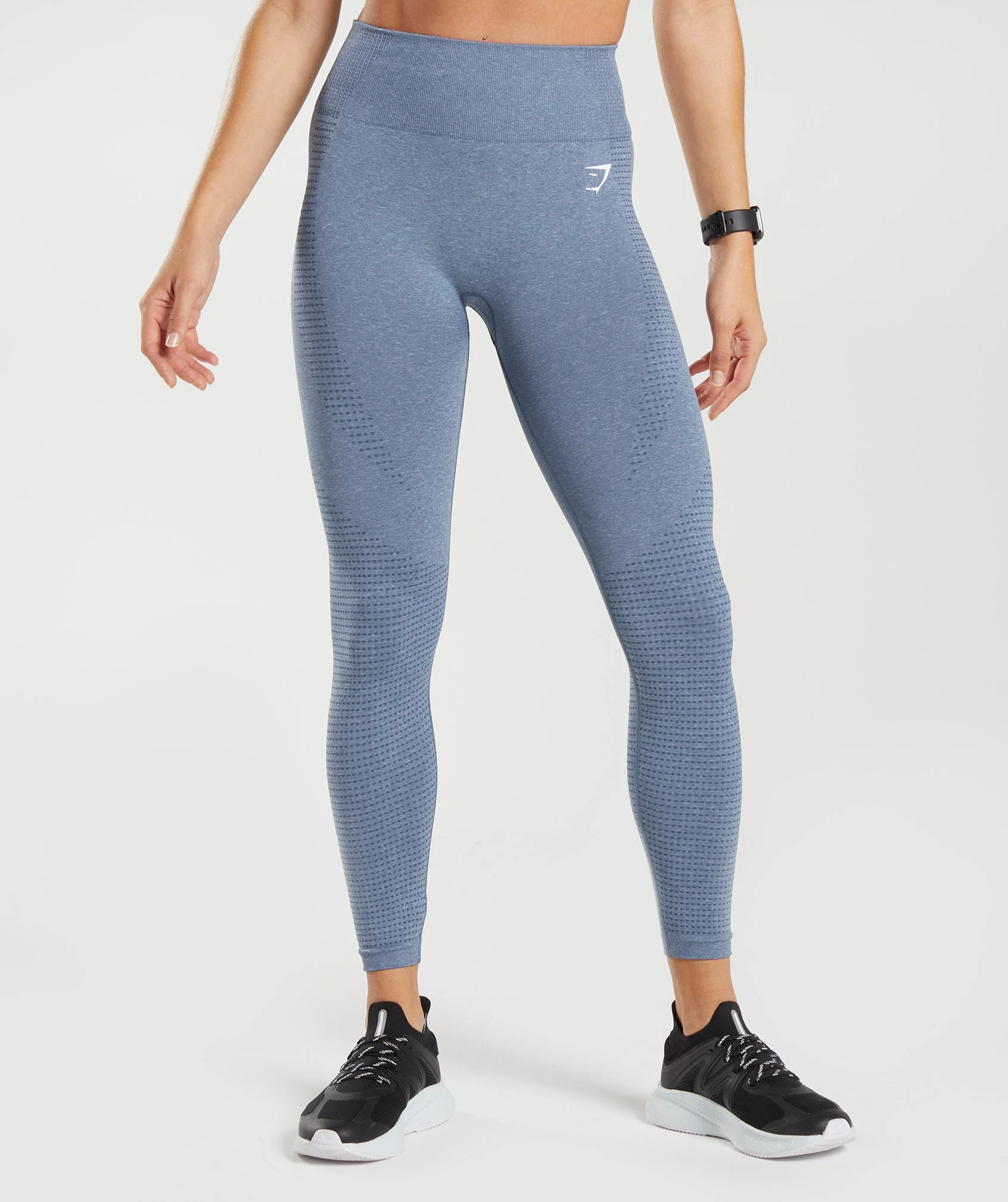 Gymshark Vital Seamless 2.0 Leggings - Evening Blue Marl | Gymshark CA