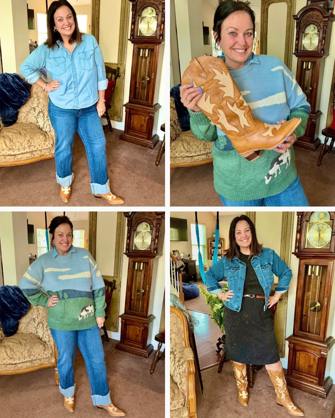 These boots were made for EVERYTHING! 🫶🏼🐮

#LTKSeasonal #LTKOver40 #LTKMidsize