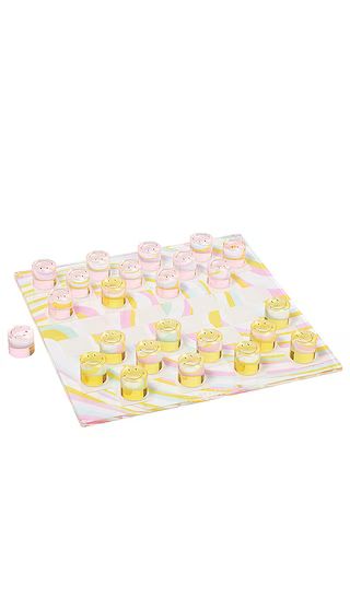 Lucite Checkers Set in Smiley | Revolve Clothing (Global)