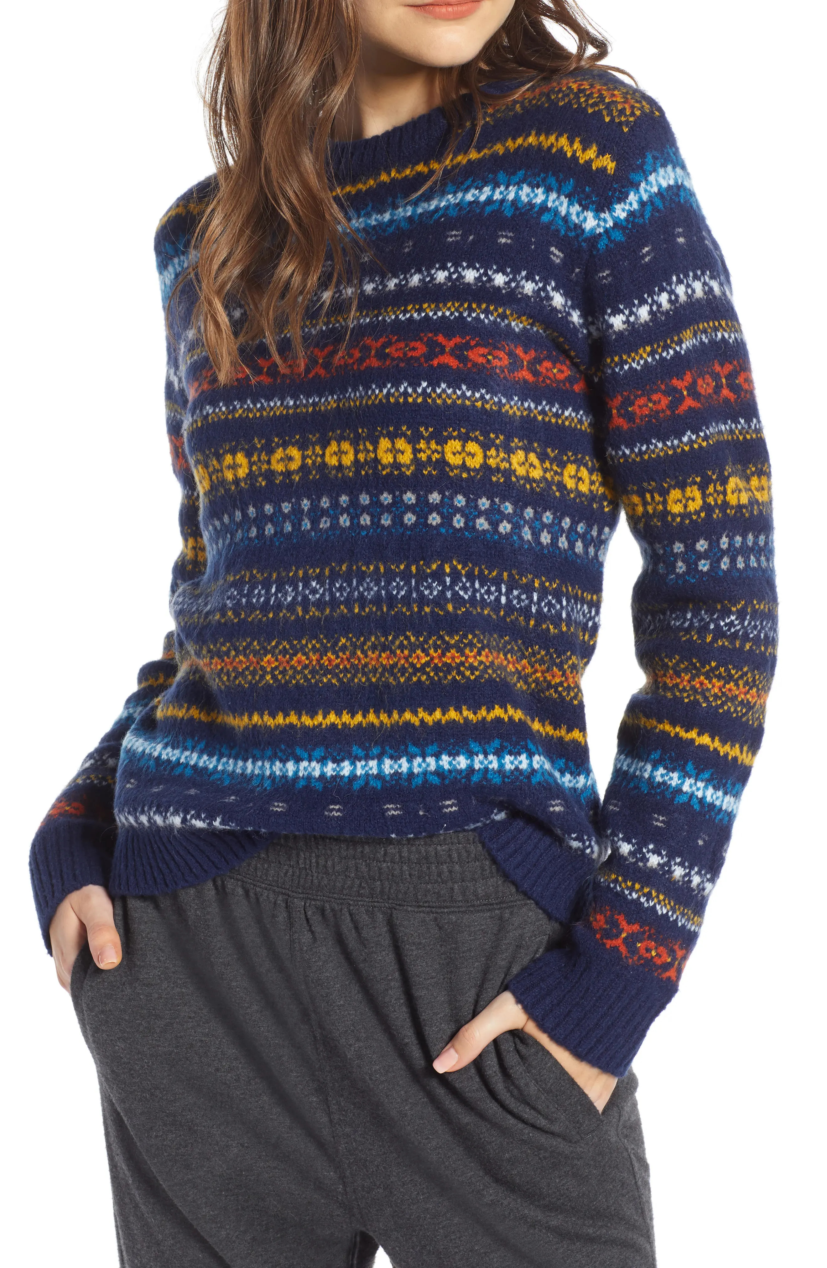Treasure & Bond Fair Isle Sweater (Nordstrom Exclusive) | Nordstrom