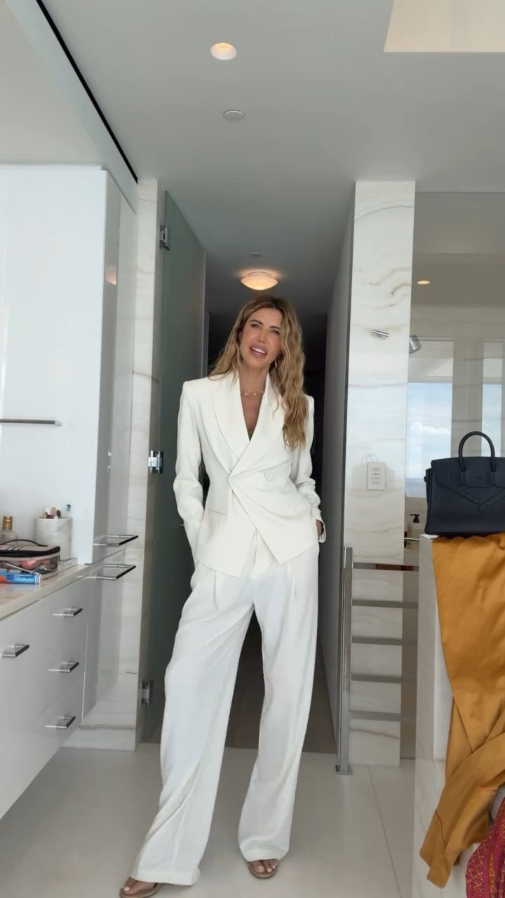 speaking at a panel today 🖤 i absolutely love this white suit from the SEI, linking it in satin! 

#LTKStyleTip #LTKSeasonal #LTKWorkwear