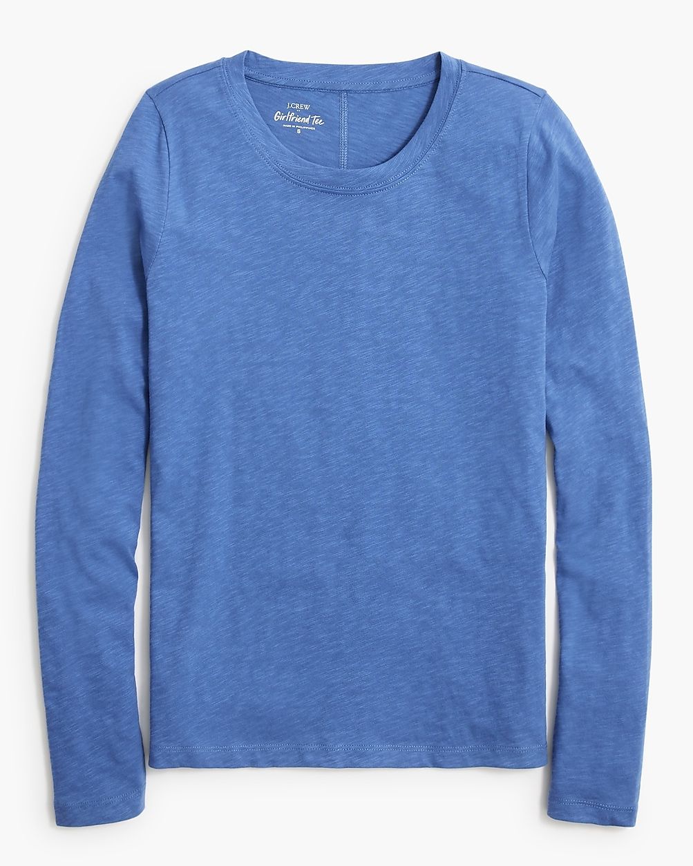 Long-sleeve crewneck girlfriend tee | J.Crew Factory