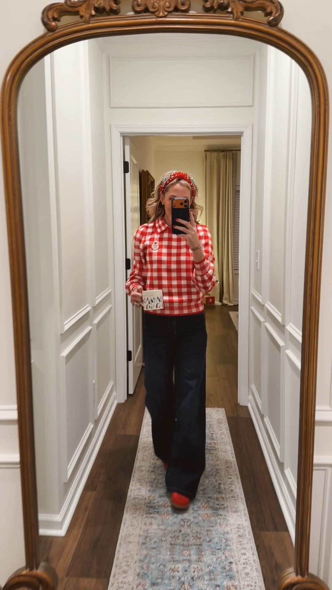 This new Free Assembly collared sweater brings just the right whisper of structure without sacrificing comfort 🤍 Cozy, soft, and delightfully different, it features subtle puff sleeves, a classic crew neckline, and the sweetest scalloped details. I love it styled here with my favorite jeans, but it also pairs perfectly with the matching skirt for an easy elevated look. I’m wearing a size XS, and it’s under $30 — truly one of those pieces you’ll reach for again and again.

#LTKmomlife #LTKHoliday #LTKootd