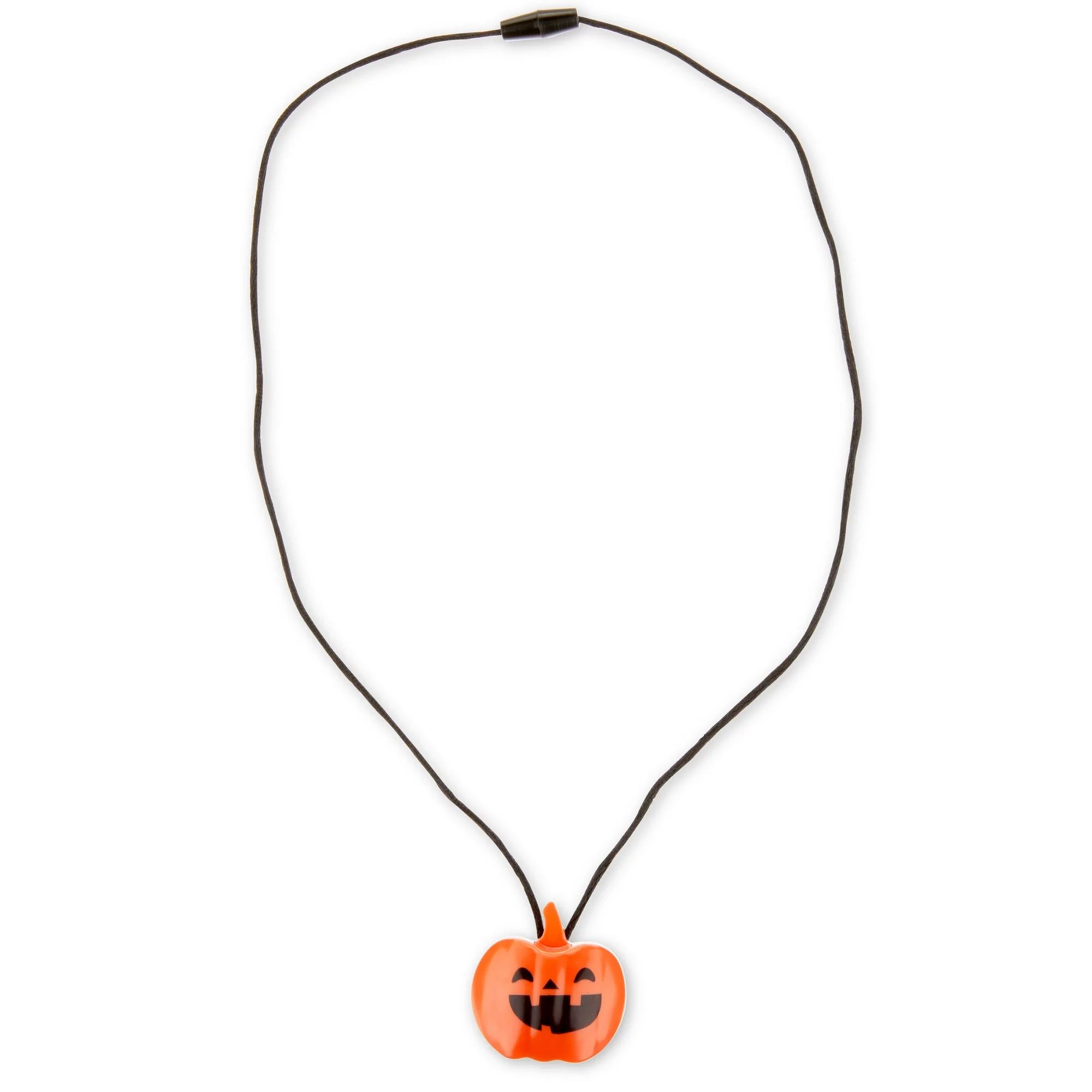 Halloween Orange Pumpkin Adult or Child Blinking Necklace,Way to Celebrate | Walmart (US)