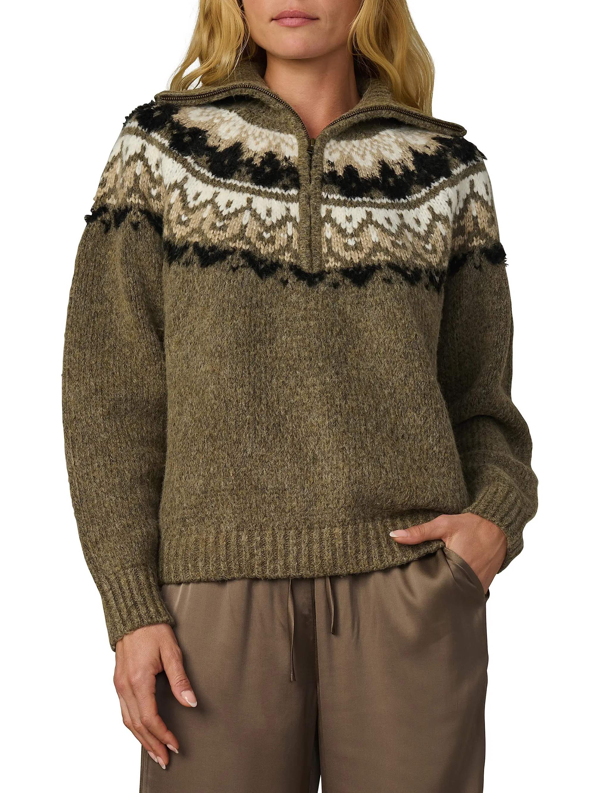 The Wells Fair Isle-Inspired Sweater | Saks Fifth Avenue