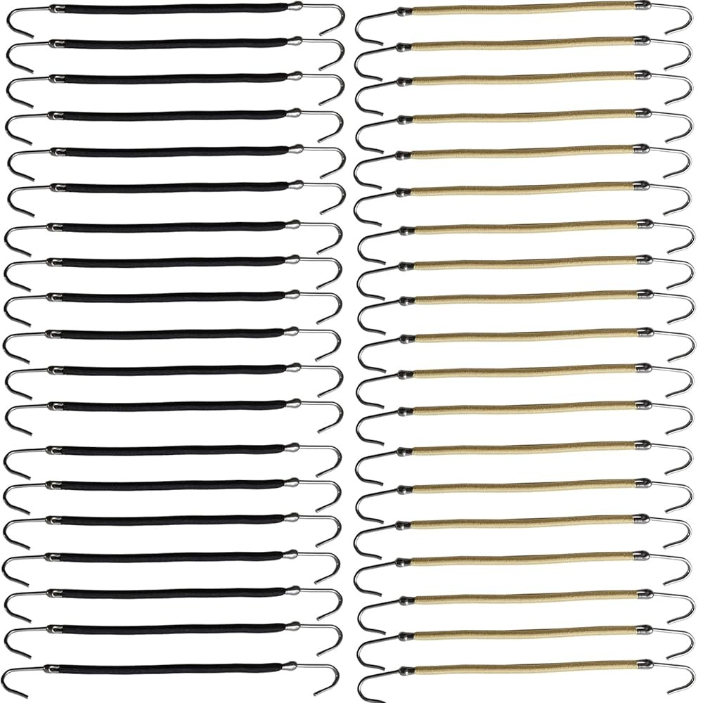 NSBELL 40PCS Ponytails Hooks Elastic Band Hair Clips Rubber Bands Holder Hair Styling for Women G... | Amazon (US)