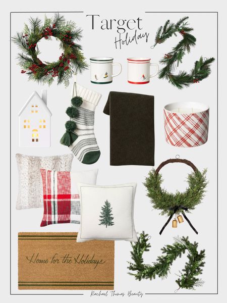 Target Home Holiday. I always find the best faux garland at Target and I’m loving those throw pillows. Everything is under $40z

#LTKHoliday #LTKSeasonal #LTKhome