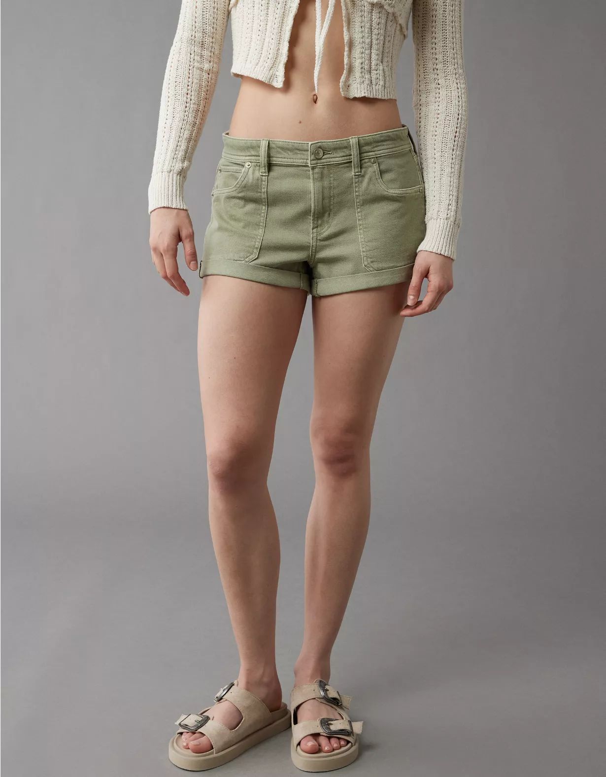 AE Dreamy Drape Stretch Easy Shortie | American Eagle Outfitters (US & CA)