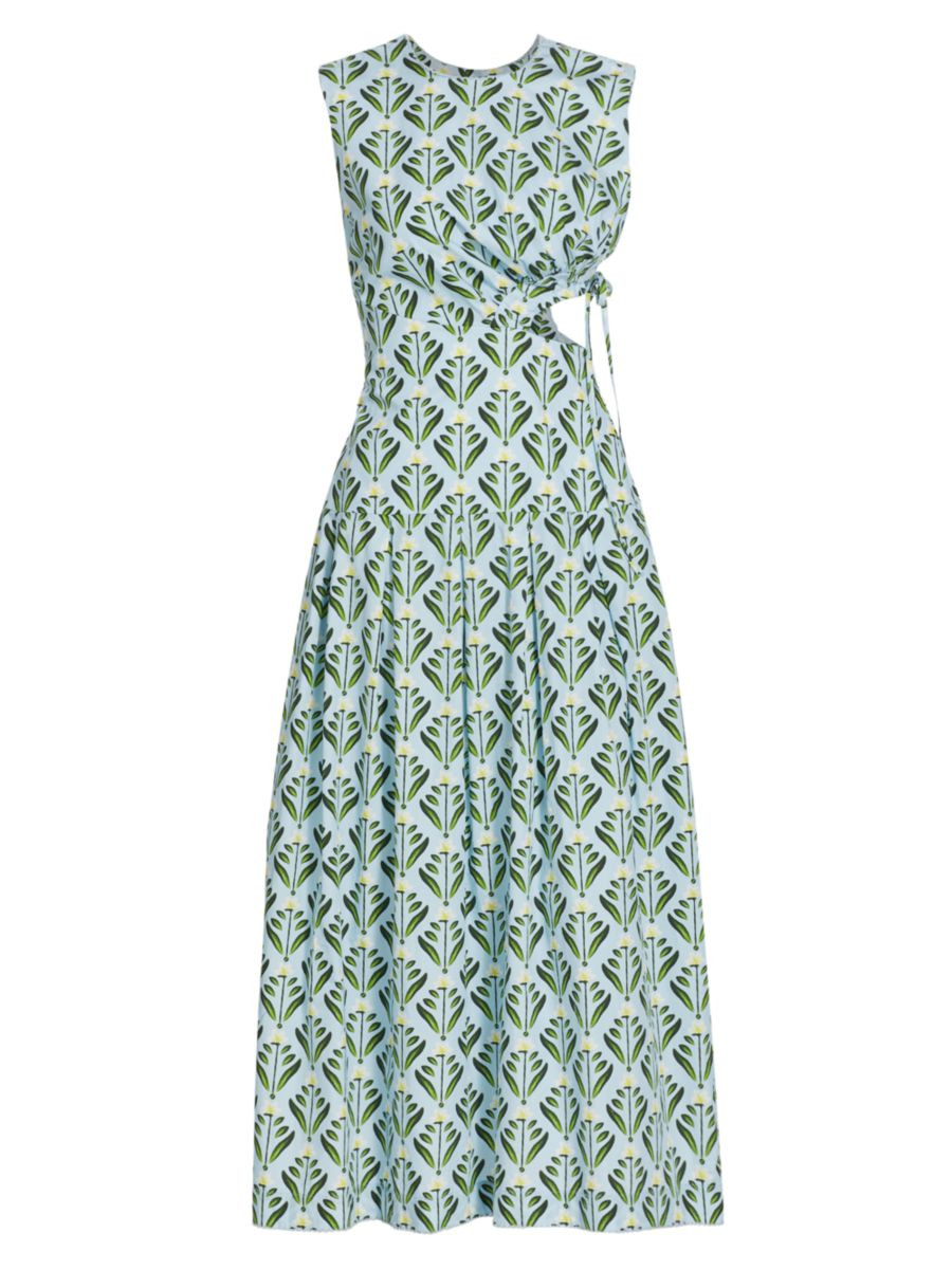 Simbolo Otoño Margarita Cut-Out Midi-Dress | Saks Fifth Avenue