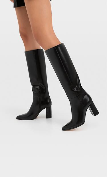 Heeled boots - Women's fashion | Stradivarius United Kingdom | Stradivarius (UK)
