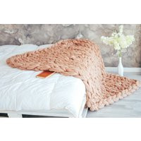 Chunky Knit Blanket. Throw. Merino Wool Giant Arm Super Thick Chunky Bulky Blanket | Etsy (CAD)