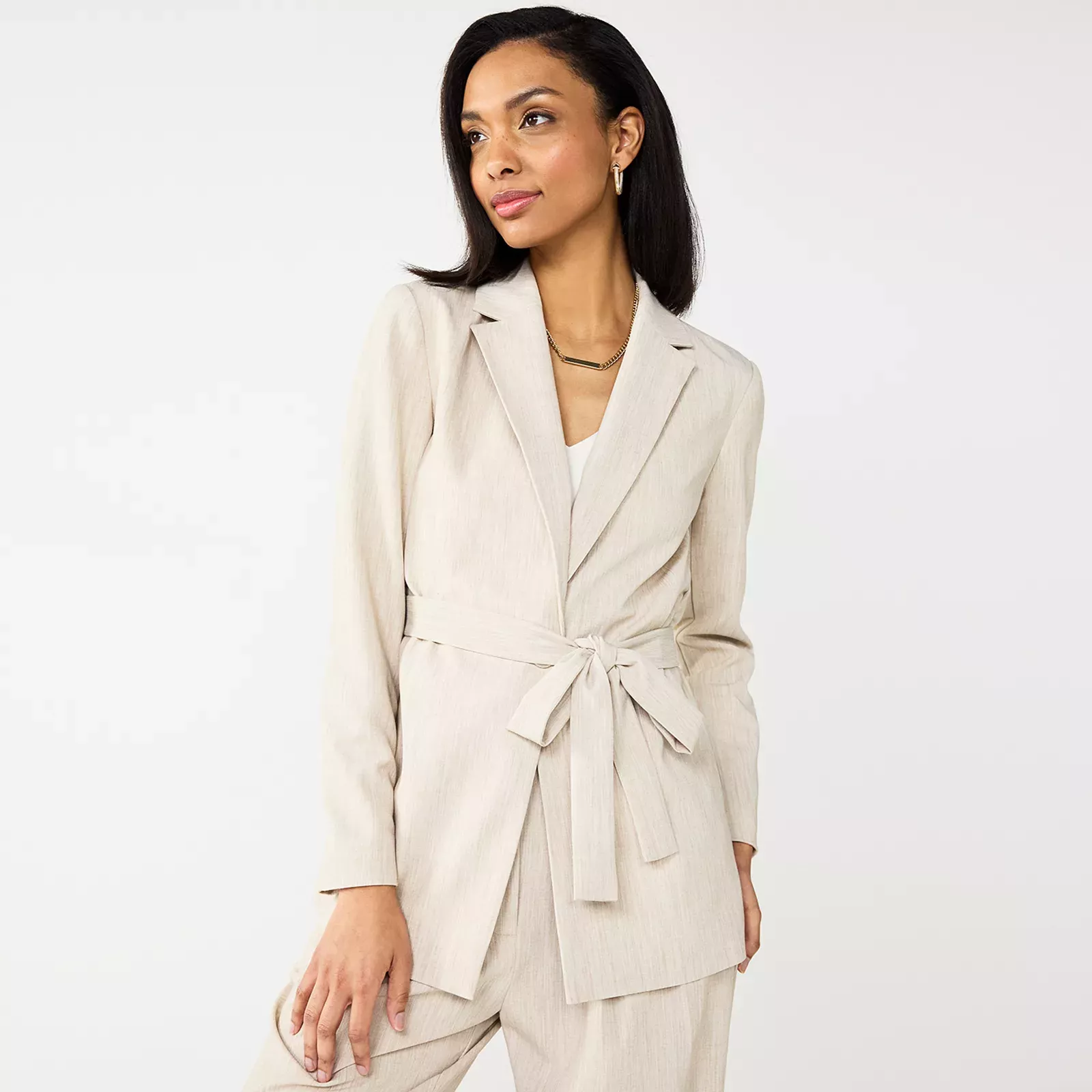 Nine west white blazer sale