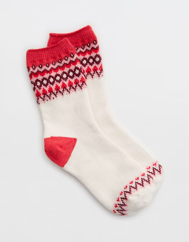 Aerie Crew Fairisle Socks | Aerie