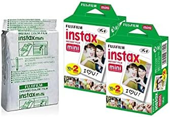 Fujifilm Instax Mini Instant Film, 10 Sheets×5 Pack(Total 50 Shoots) [Bulk Packaging] | Amazon (US)
