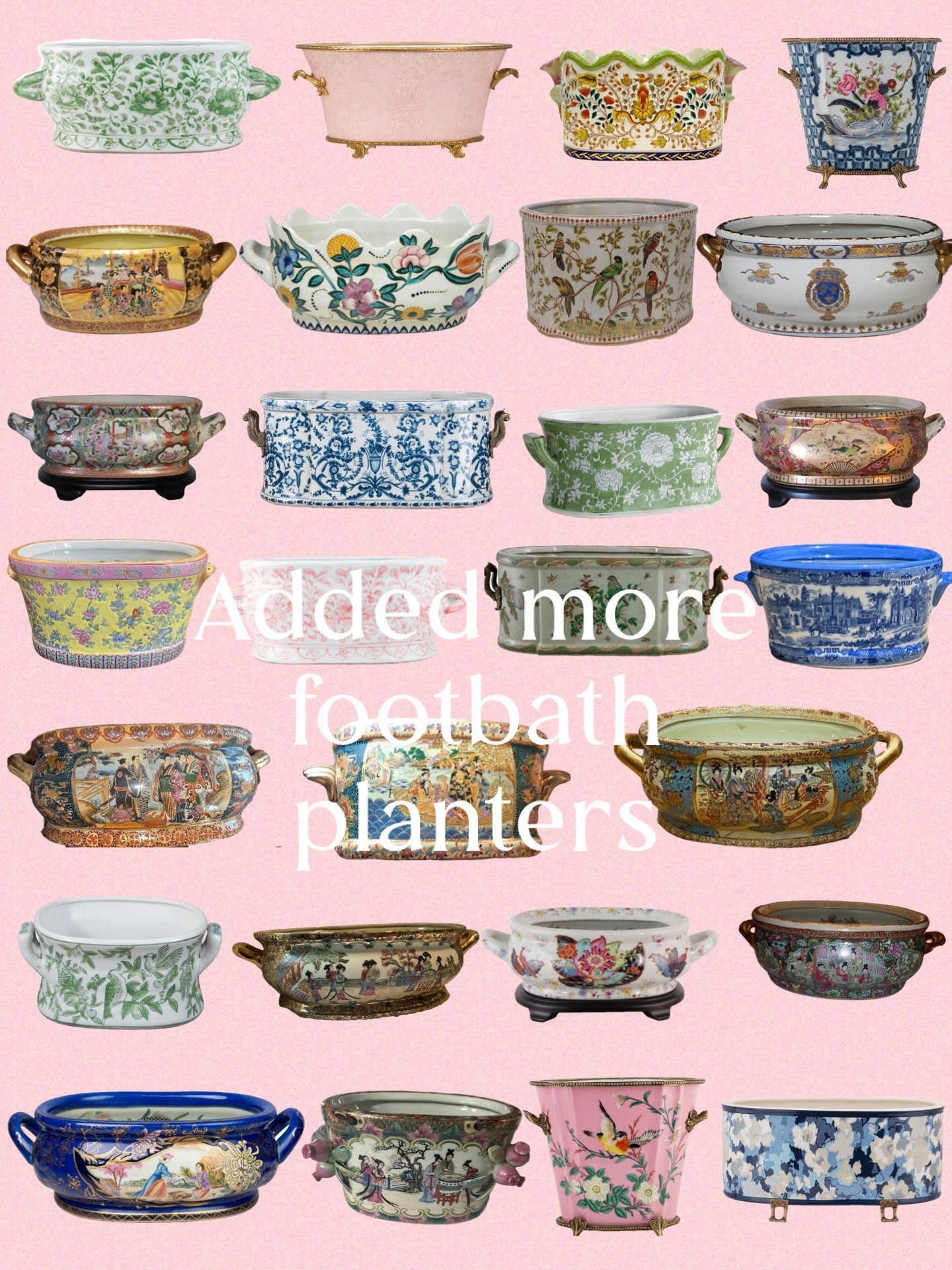 Added more new and vintage footbath planters for you! 

#LTKHome