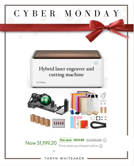 Multi use high end laser engraver and rotary machine 

#LTKhome #LTKGiftGuide #LTKCyberWeek