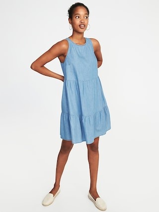 Sleeveless Tiered Swing Dress for Women | Old Navy US