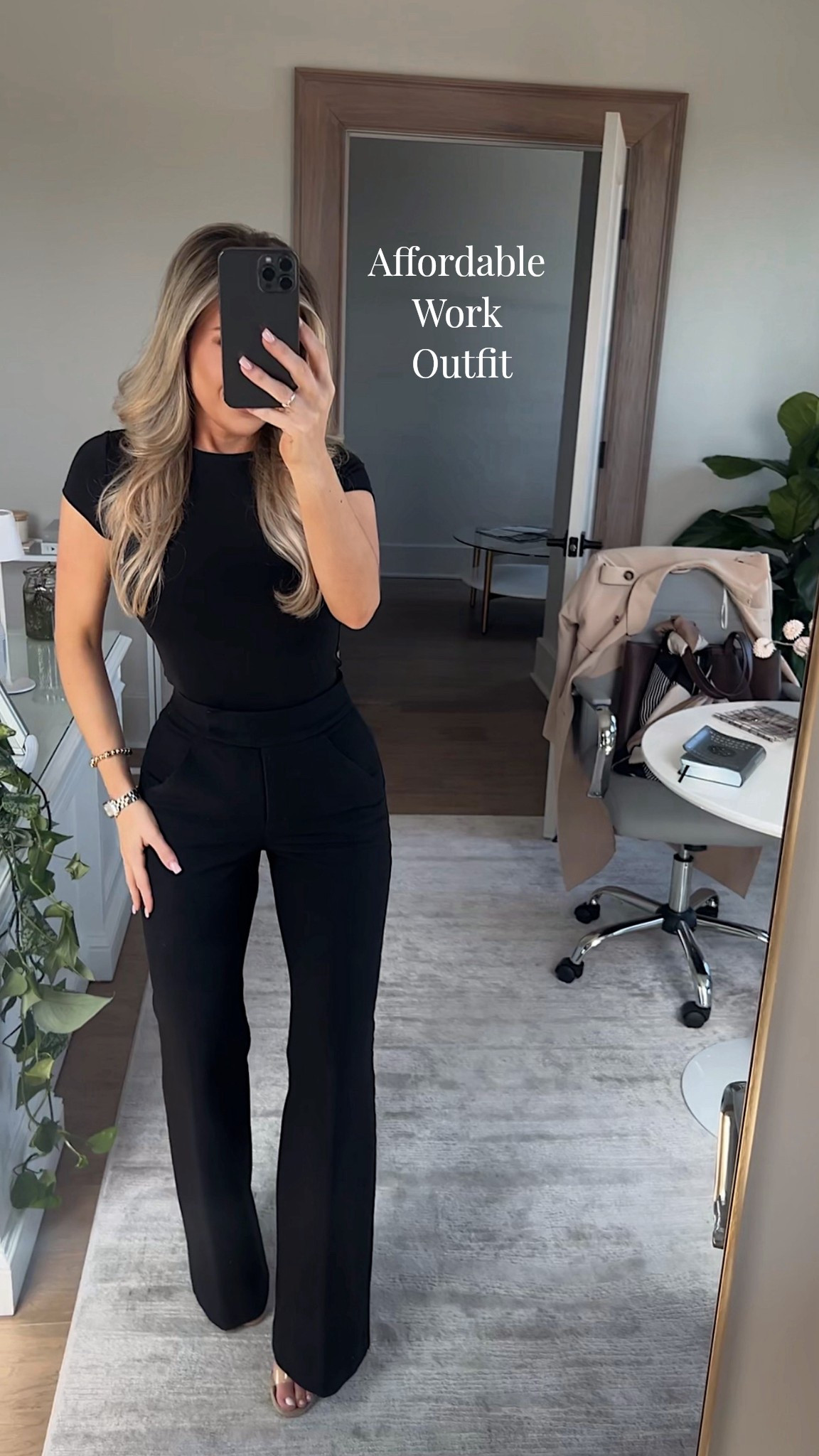 Such a good basic, classic work outfit for Spring! 
Wearing size 0 regular in pants! 



#LTKWorkwear #LTKootd