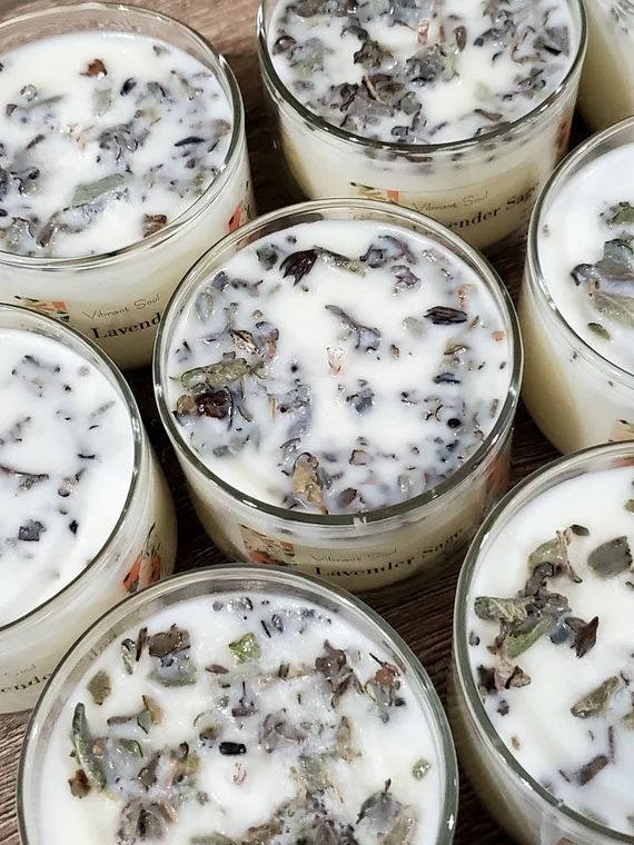 Lavender Sage by Vibrantsoul  6oz Tumbler Natural Soy Candle | Etsy | Etsy (US)