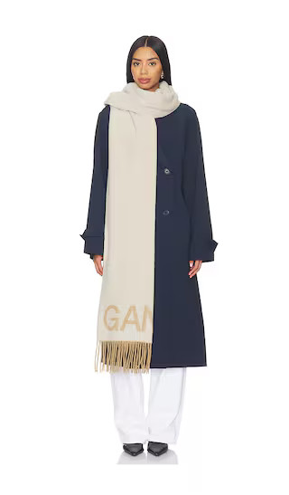 Fringed Wool Scarf | Revolve Clothing (Global)