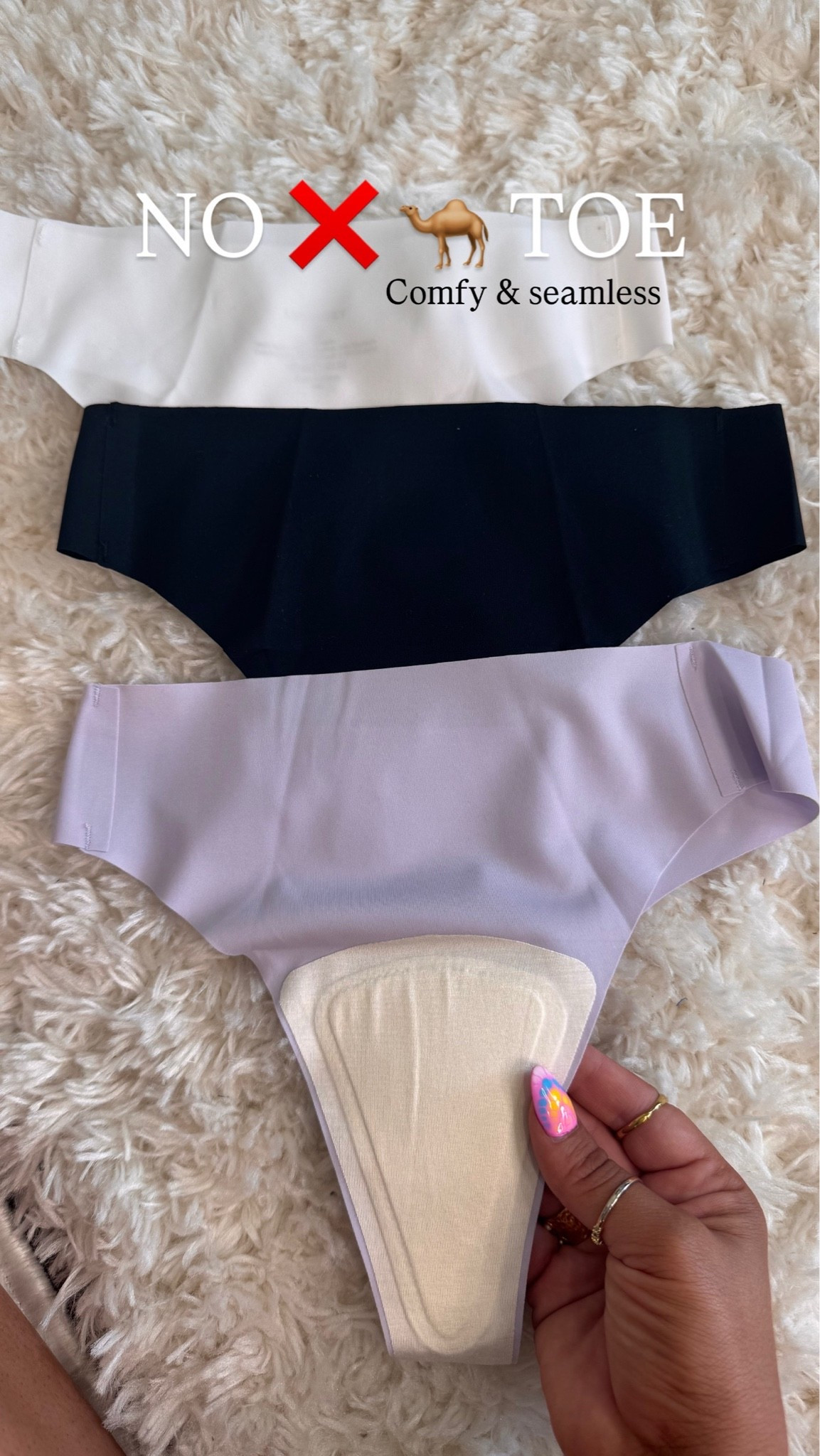 Okayyyy these are a game changer 👏🏼 No 🐪 toe, seamless under dresses/leggings, and SO comfy you forget you’re wearing them. If you love a smooth look with no lines showing… you need these 💕

#LTKFinds #LTKStyle #AmazonFinds #AmazonFashion #EverydayEssentials #WardrobeStaples #SeamlessUnderwear

#LTKmomlife #LTKgrwm #LTKdayinmylife