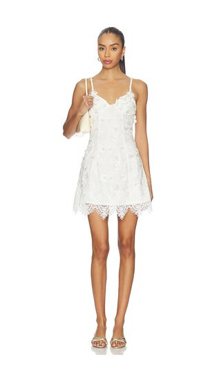 Waimari Voile Mini Dress in White. - size M | Revolve Clothing (Global)