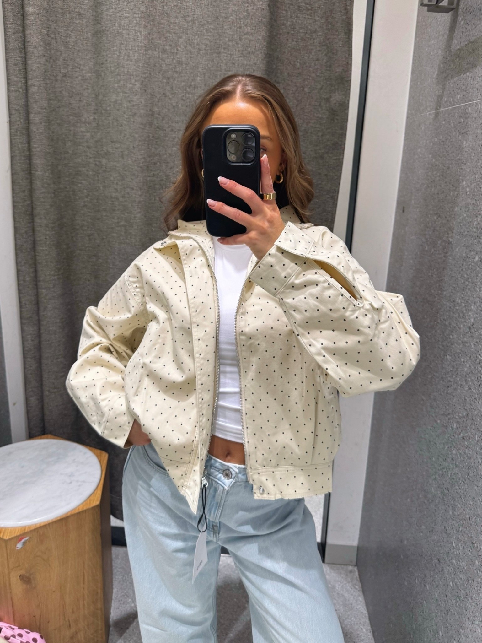 current spring jacket faves✨

Pinterest style outfit inspo ideas bomber jacket zip up work spring summer TikTok casual easy basic neutral ootd wishlist petite polka dot cream black 

#LTKsummer #LTKuk #LTKspring