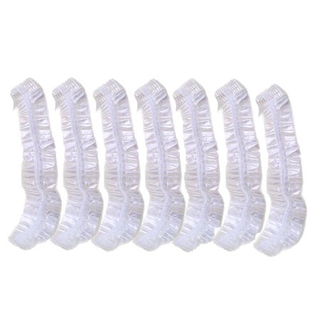 XEOVHV 100pcs Disposable Shower Caps-Multi-Purpose Thickening Elastic Bath Cap Plastic Waterproof Clear Shower Cap Bath Shower Caps Women Spa Men Hair Caps Home Use Hotel and Hair Salon Travel | Walmart (US)