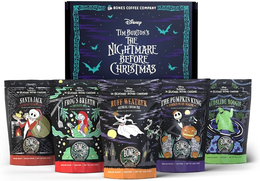 Bones Coffee Company Disney Tim Burton's The Nightmare Before Christmas Collector's Box Whole Cof... | Amazon (US)