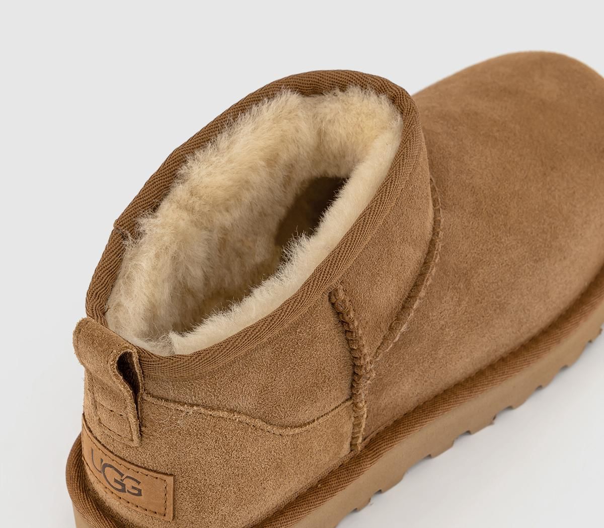 UGG Classic Ultra Mini Boots Chesnut - Ankle Boots | OFFICE London (UK)
