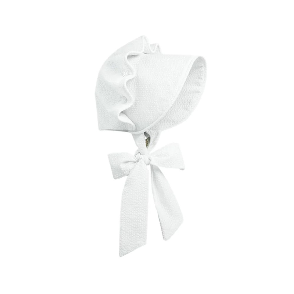 Beaufort Bonnet - Worth Avenue White Seersucker | The Beaufort Bonnet Company