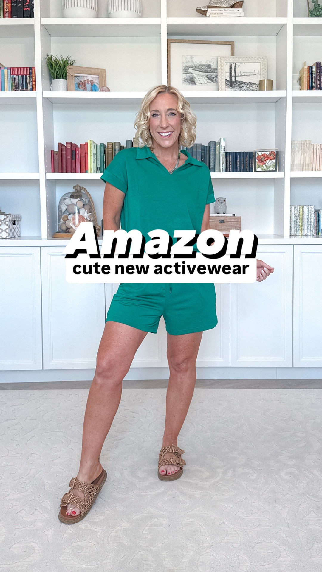 Amazon cute new activewear:
• yellow skort - size small.
• lemon tee - size small (use code ONELIFEANDSTYLE).
1. 2-piece short sleeve shorts set - size small. 11 colors. 
2. High waisted running shorts - size medium (needed a small). Zippered pockets (+ 1 inner pocket). 12 colors. 
3. Racerback tank w/built in bra - size medium, but needed a small. 12 colors. 
4. Suba knit causal shorts - size medium. 14 colors. 
5. Short sleeve workout top - size small. 16 colors. 

#LTKOver40 #LTKActive #LTKSeasonal