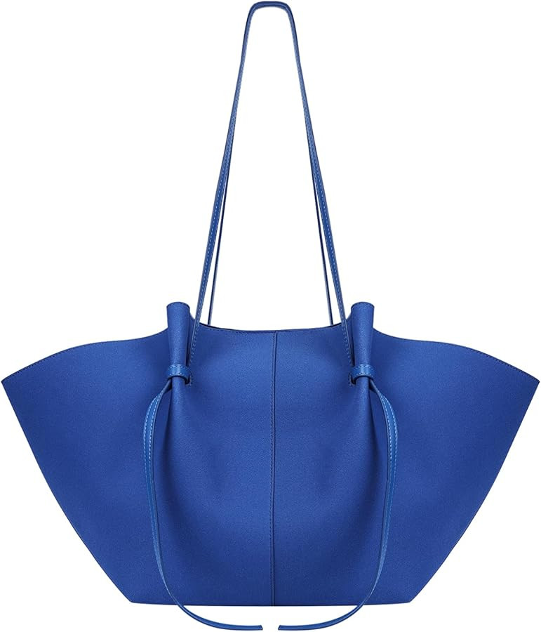 YFGBCX Tote Bag Smooth Leather Work Bag for Women Trendy Top Handle Bag Luxury Hobo Handbag with ... | Amazon (US)