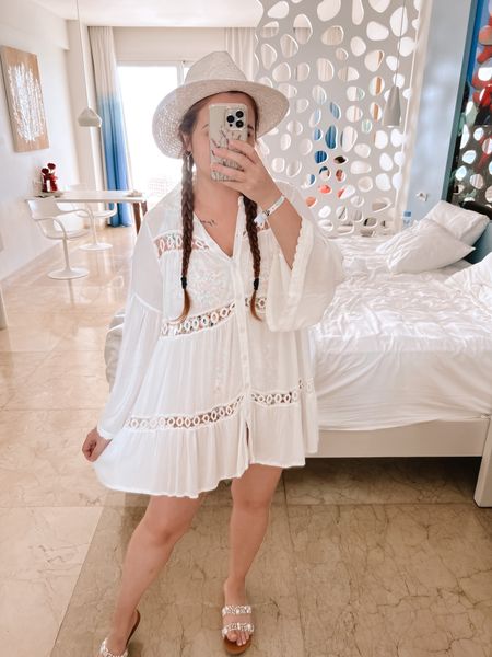 Still my fave amazon swimsuit cover up to date!!

Vacation outfits, swimwear, cover up, beach outfit, pool outfit, swim coverup

#LTKmidsize #LTKswim #LTKSeasonal