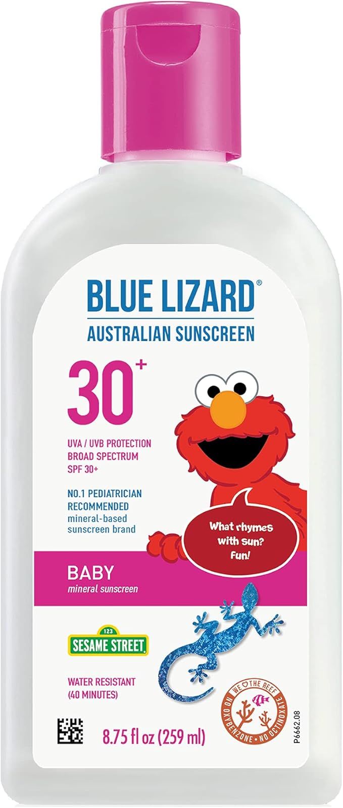 Blue Lizard Baby Mineral Sunscreen with Zinc Oxide, SPF 30+, Water Resistant, UVA/UVB Protection ... | Amazon (US)