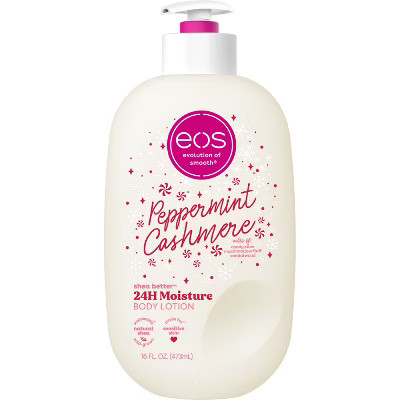 eos Holiday Body Lotion - Peppermint Cashmere - 16 fl oz | Target