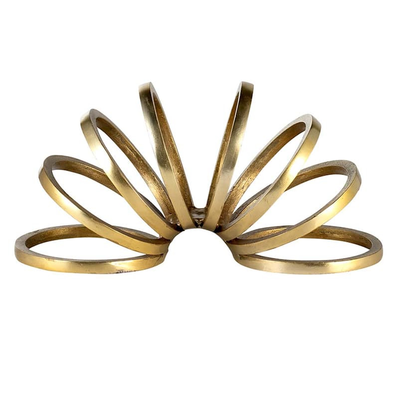 Gold Metal Decorative Slinky Ring, 11" | At Home