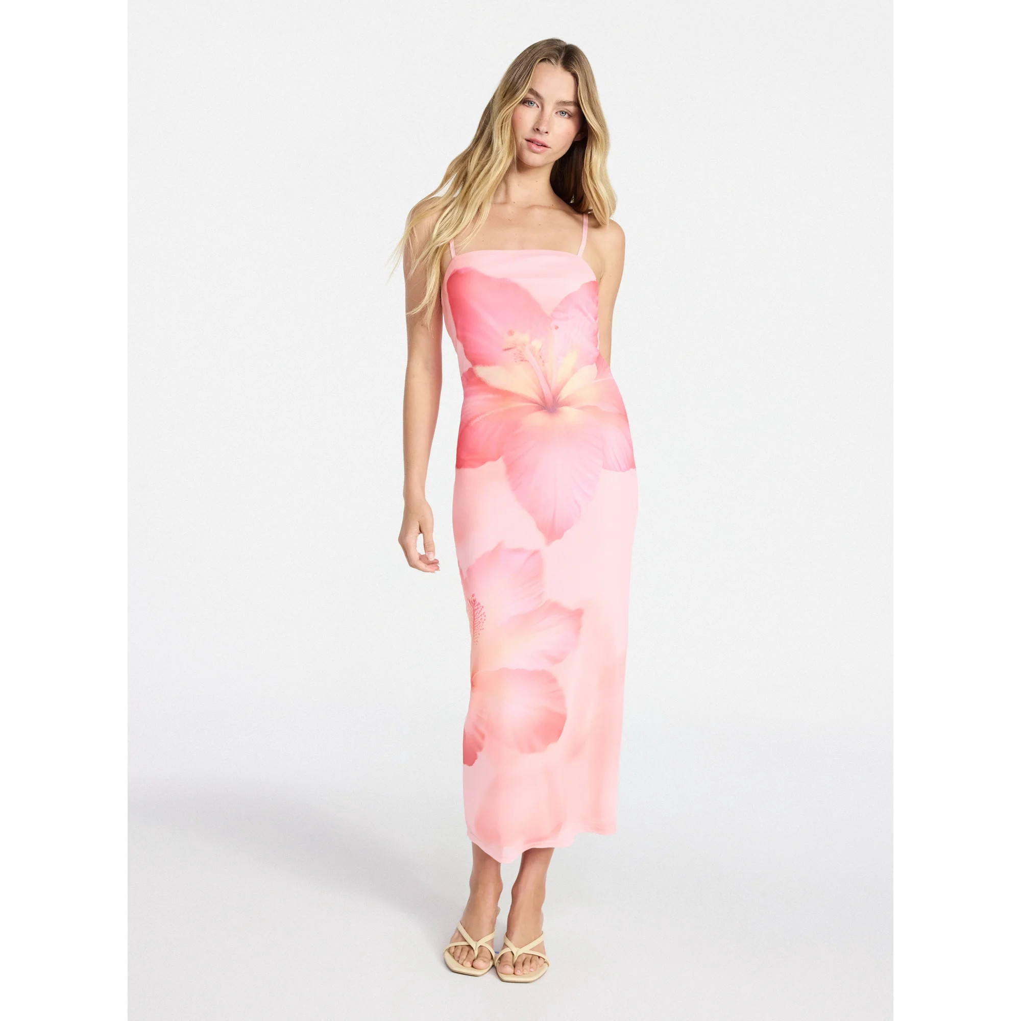 No Boundaries Cami Maxi Dress, Women’s XXS-XXL | Walmart (US)