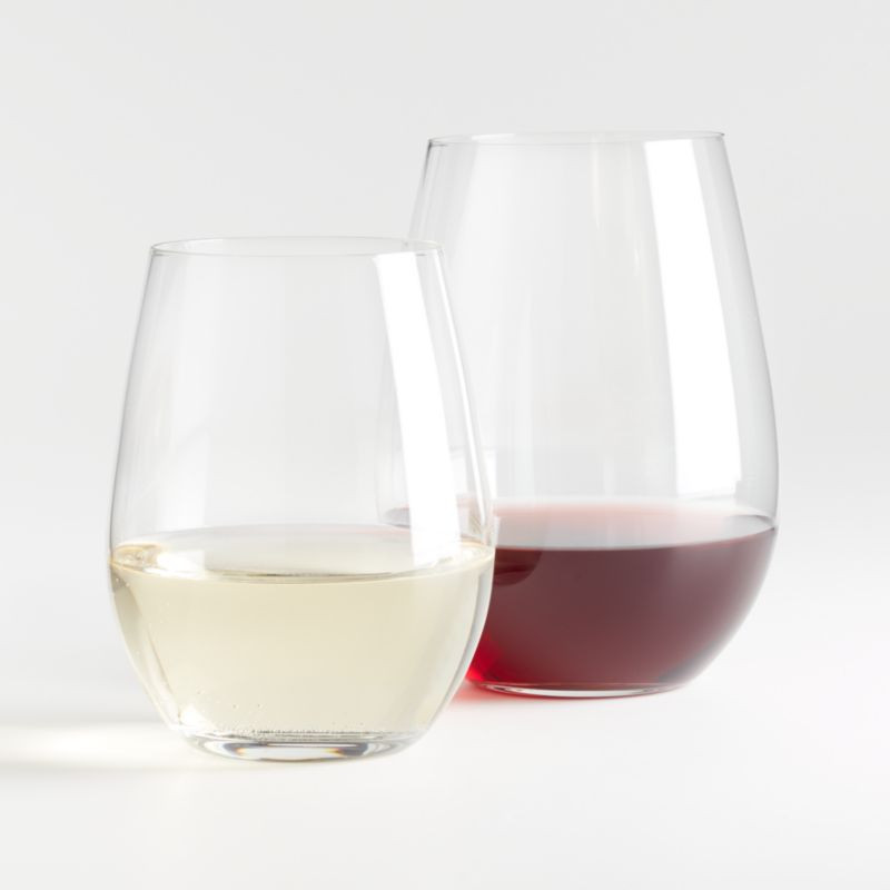 Vineyard Stemless Wine Glasses | Crate and Barrel | Crate & Barrel
