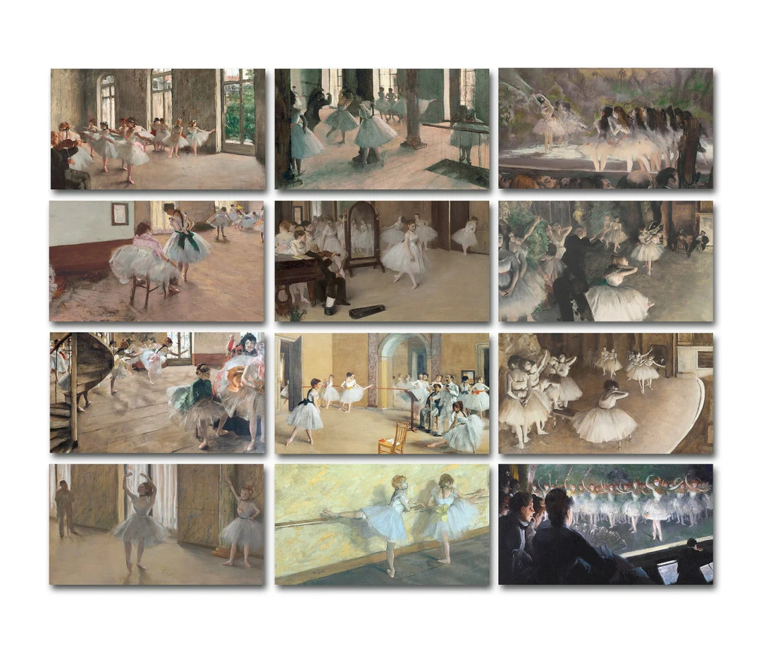 BALLERINA Art Frame TV Art Store, Ballet Vintage Samsung Frame TV Art, Set of 12 Bundle Frame Tv ... | Etsy (US)