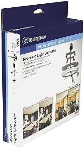 Westinghouse Lighting 0101100 Recessed Light Converter, 1, Finished White | Amazon (US)